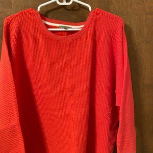 Waffle knit shirt